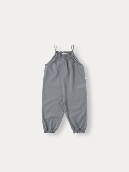 Calm Dot Jumpsuit - Grayish Blue