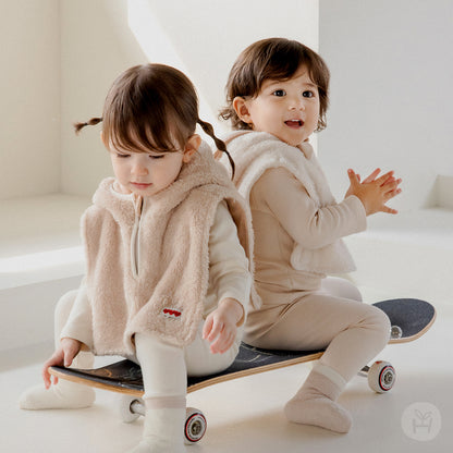 Furry Hooded Baby Neoprene Wear