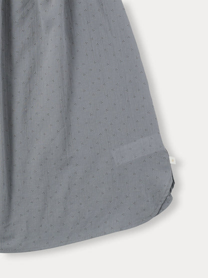 Calm Dot Camisole Dress - Grayish Blue