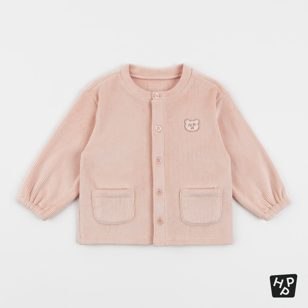 Hug double velour cardigan