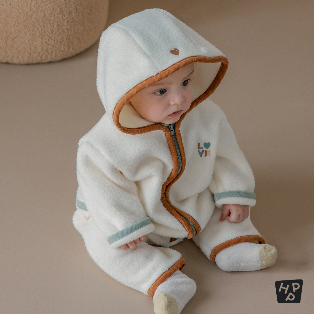 Roil Fleece Baby Coveralls