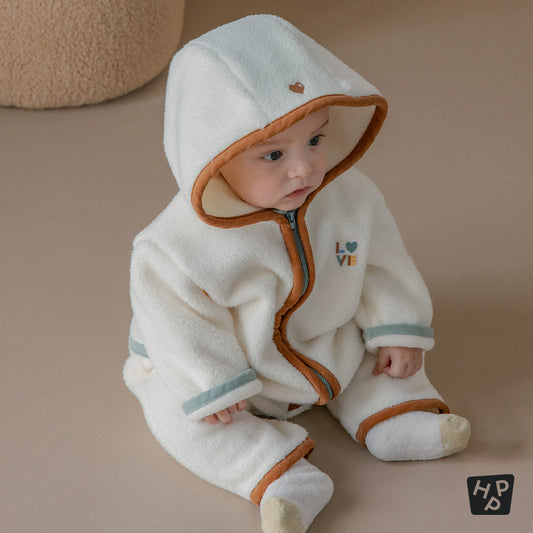 Roil Fleece Baby Coveralls