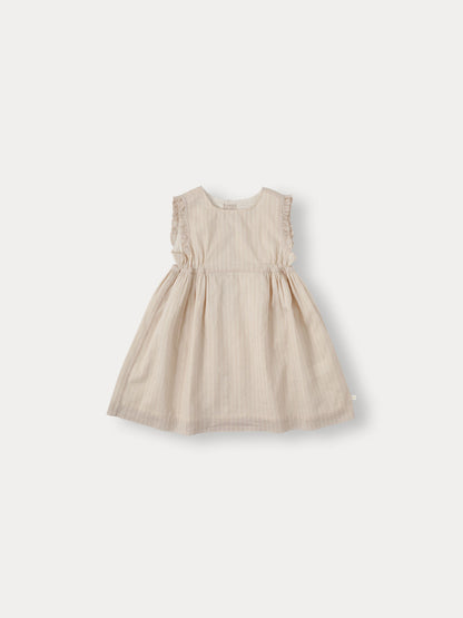 Ian Stripe Dress - Pale Pink