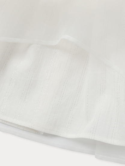 Ella Layered Dress - White