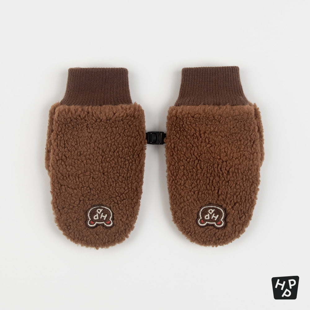 Boichi Teddy Fleece Mittens