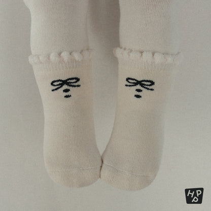 Rubbon Winter Baby 2pack Socks