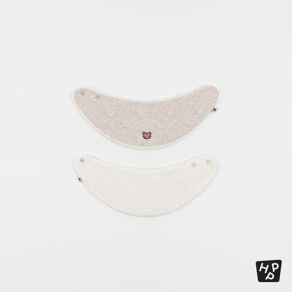 Arty Snow Baby Banana Bib