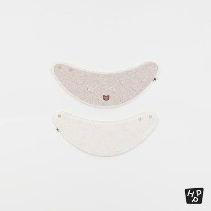 Arty Snow Baby Banana Bib