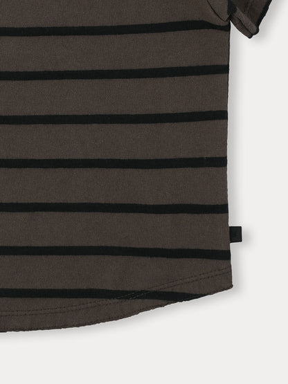 Benie Stripe T - Khaki