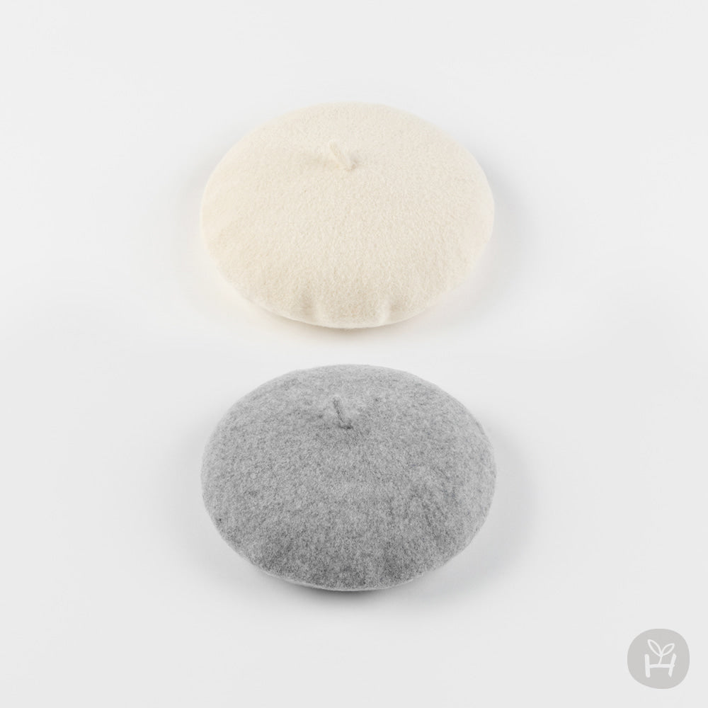 Blooming wool beret