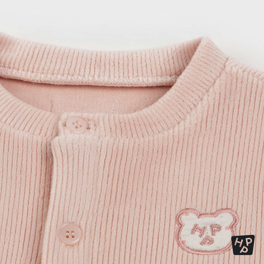 Hug double velour cardigan