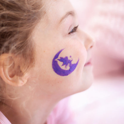 Reusable Adhesive Face Paint & Makeup Stencils - Teal