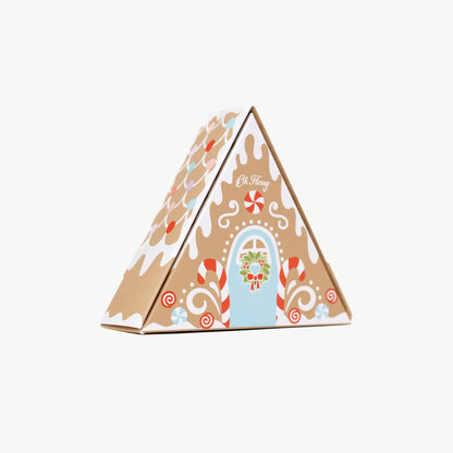 Christmas Gingerbread House Mini Mani Set