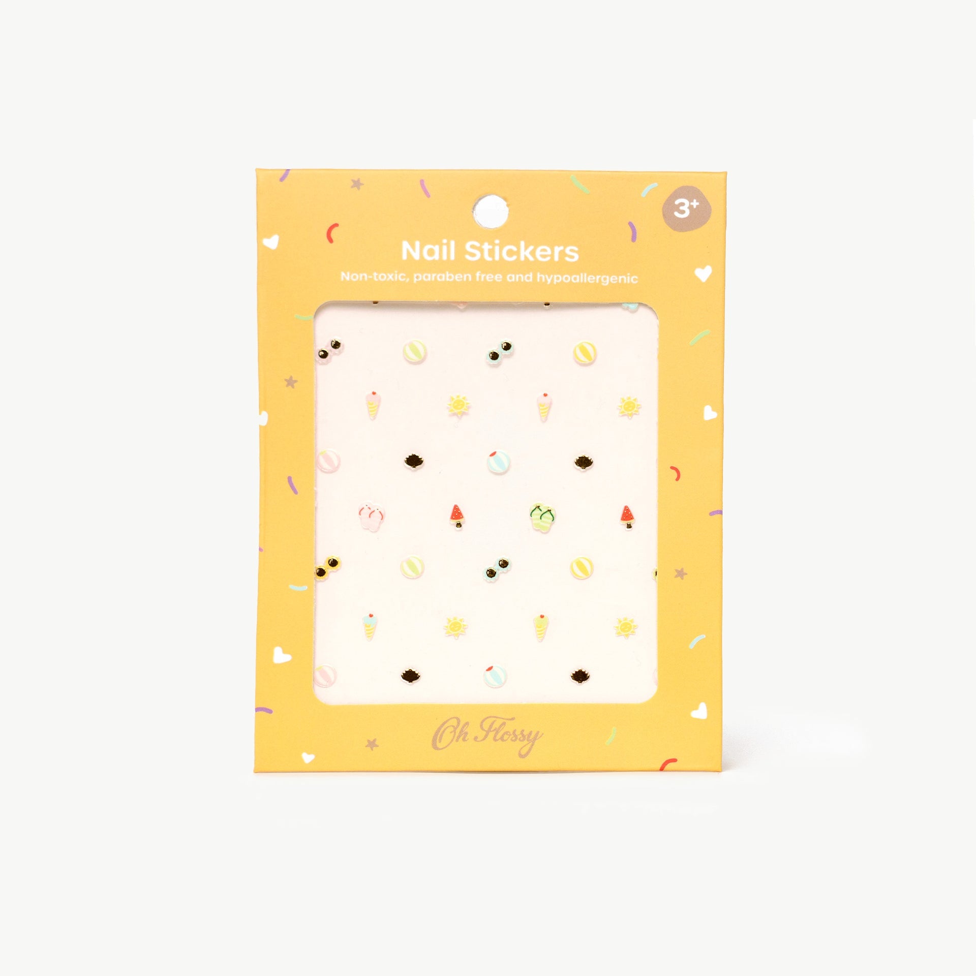 Oh Flossy Kids Nail Stickers - Fun and Creative Nail Art - Beach Club ...