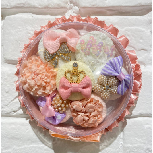 7 Days Hairtie Gift box set - Pink Crown