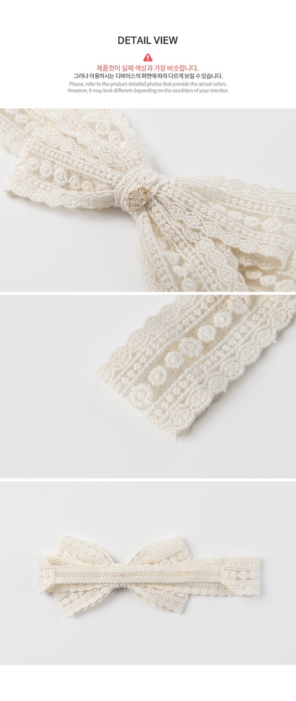 Reeve lace baby hairband
