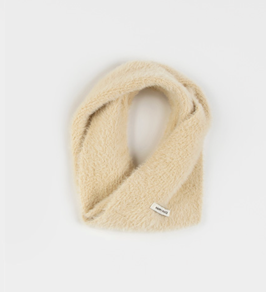 Mink Fluffy Knit Baby Muffler