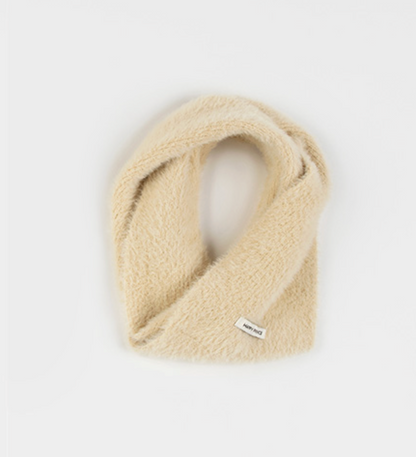 Mink Fluffy Knit Baby Muffler