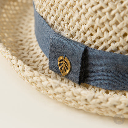 Owen baby straw fedora
