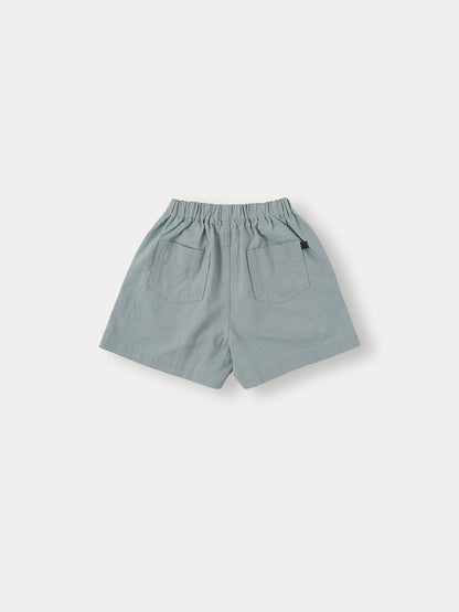 Cotton Linen Half PT - Blue