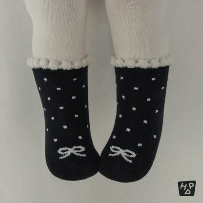 Rubbon Winter Baby 2pack Socks