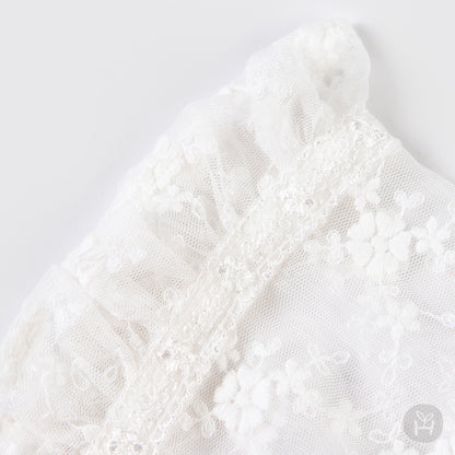 Mellow lace baby bonnet