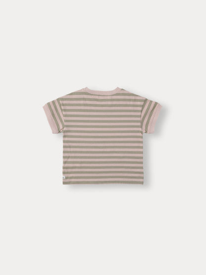 Marine Stripe T-shirt - Pink