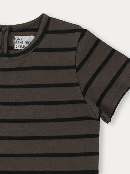 Benie Stripe T - Khaki