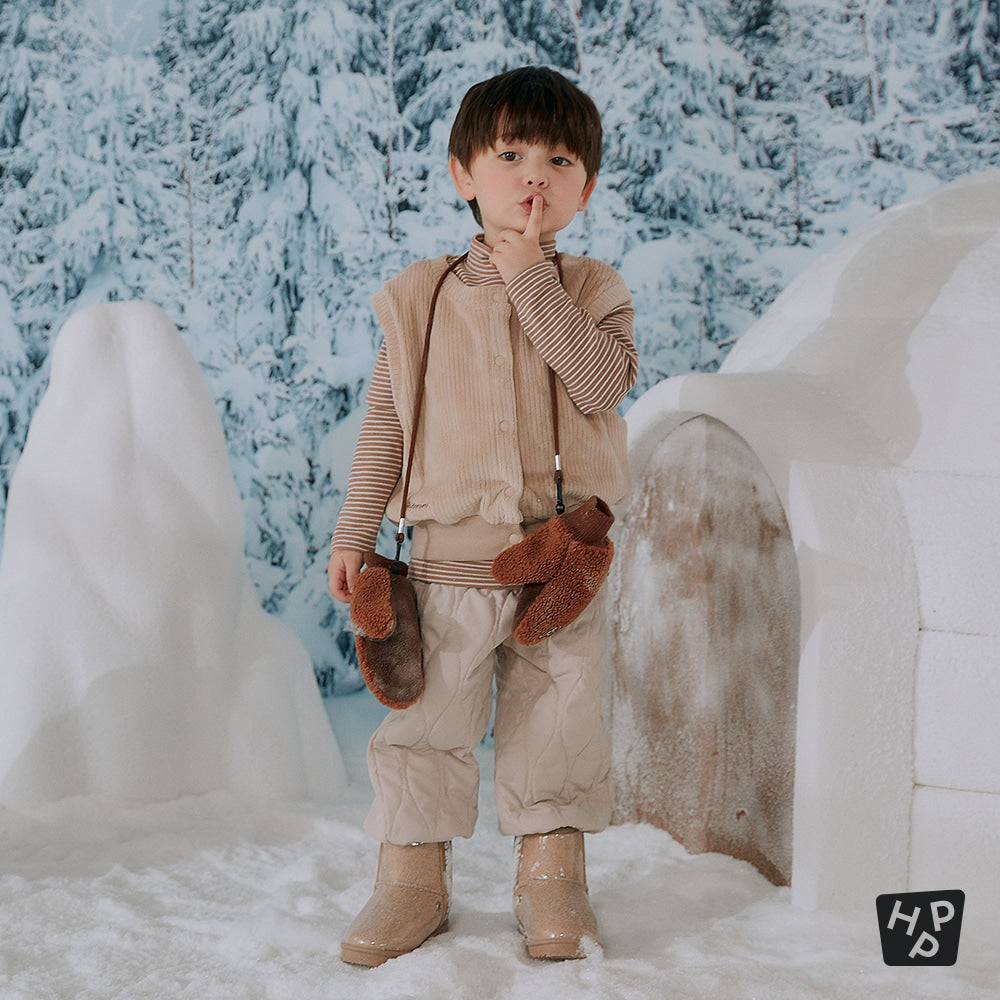 Boichi Teddy Fleece Mittens