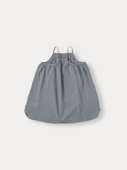 Calm Dot Camisole Dress - Grayish Blue