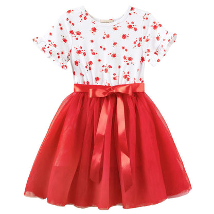 Alyssa Floral S/S Tutu Dress