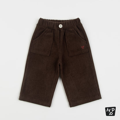 S’more Fleece Lined Corduroy Wide Pants