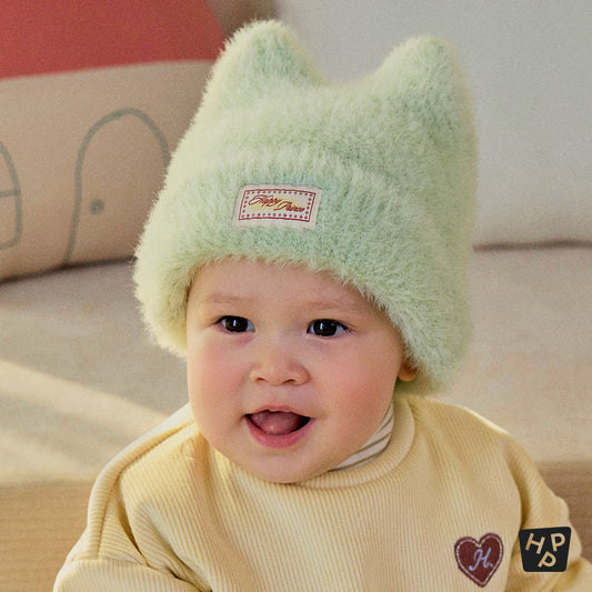 Mink Fluffy Nero Knit Beanie