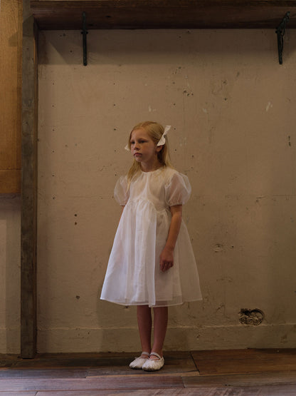 Ella Layered Dress - White