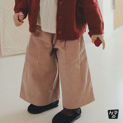 Jella Corduroy Wide-Leg Pants