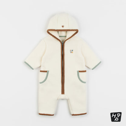 Roil Fleece Baby Coveralls