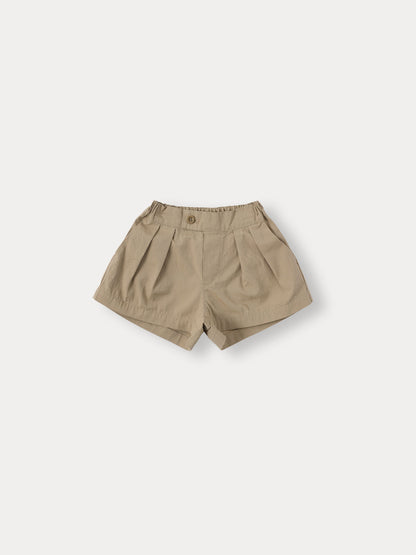 BENebene Pleated Shorts - Beige