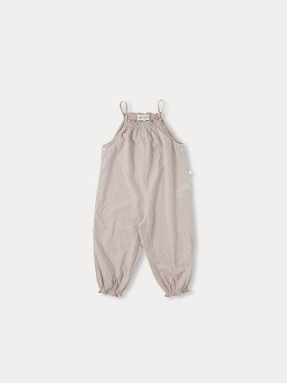 Calm Dot Jumpsuit - Milky cocoa