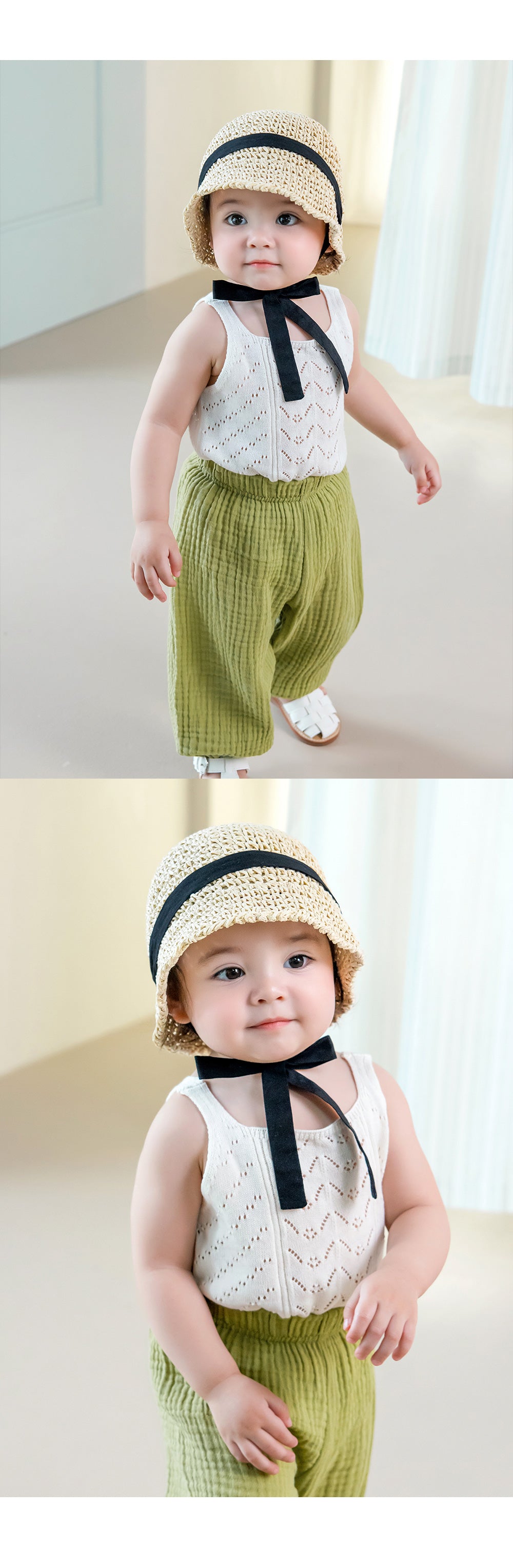 Betty knit baby sleeveless t-shirt