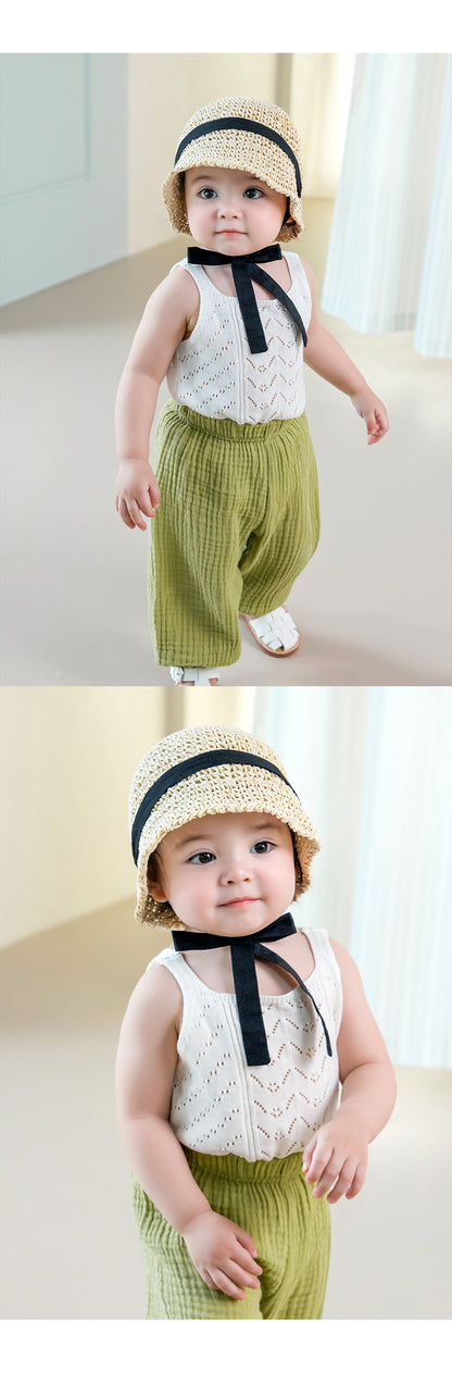 Betty knit baby sleeveless t-shirt