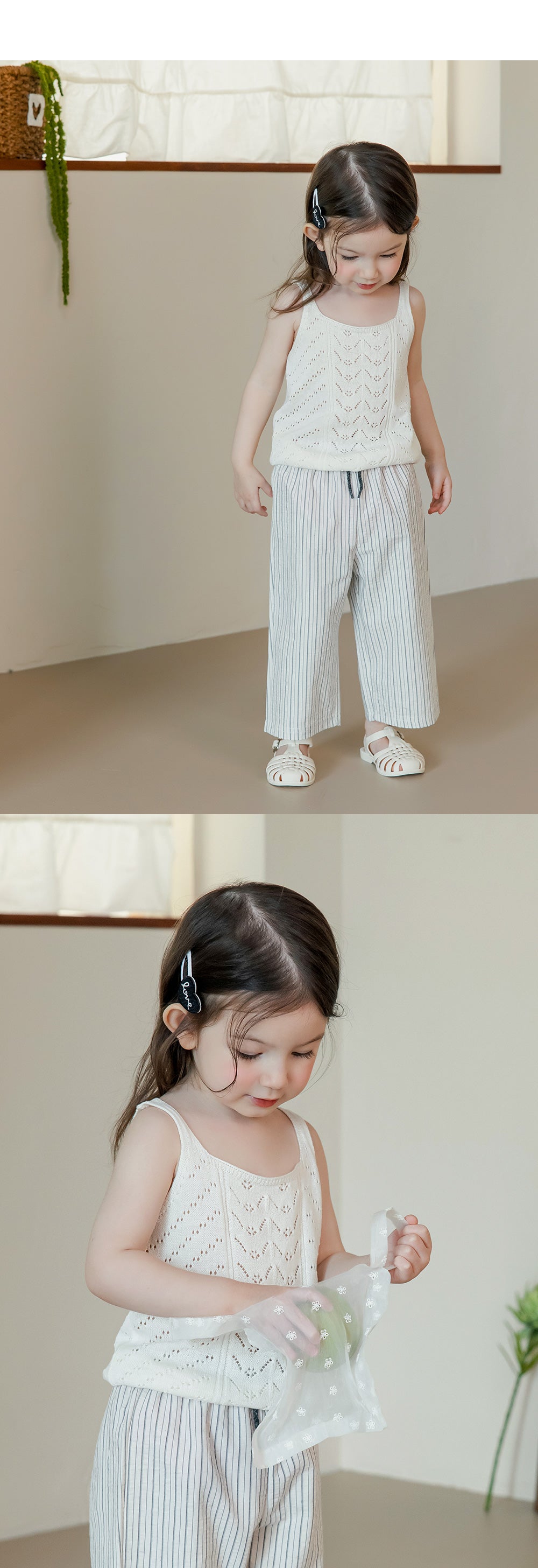 Betty knit baby sleeveless t-shirt