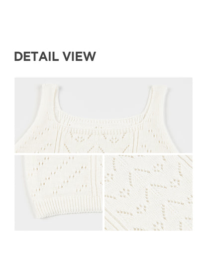 Betty knit baby sleeveless t-shirt