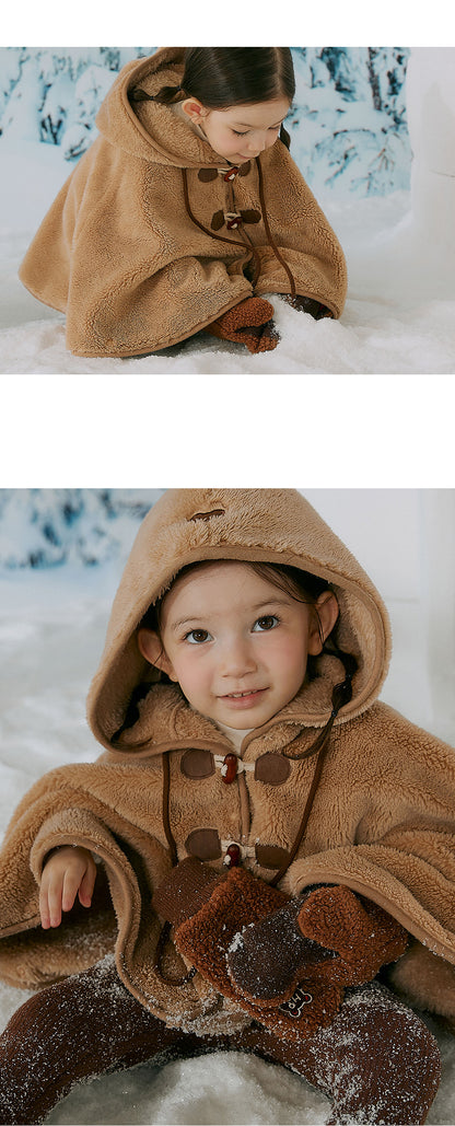 Boichi Teddy Fleece Mittens