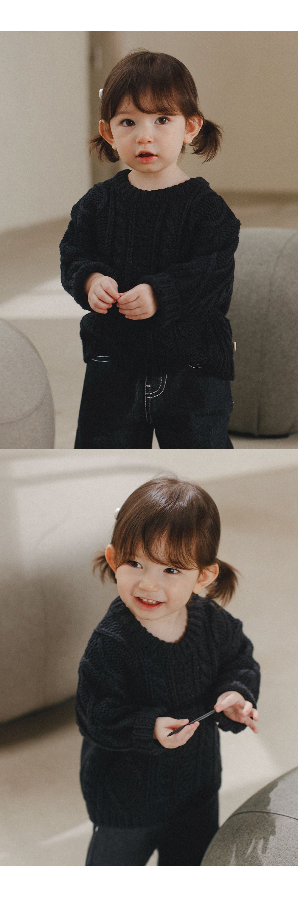 Brahms knit baby sweater