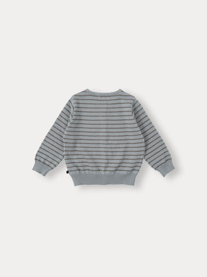 Ollie Knit Cardigan - Grayish Blue