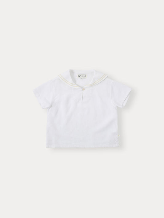 Marine Linen Shirt - Ivory