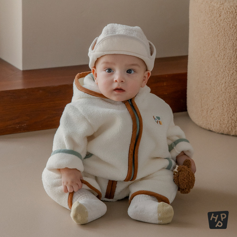 Roil Fleece Baby Coveralls
