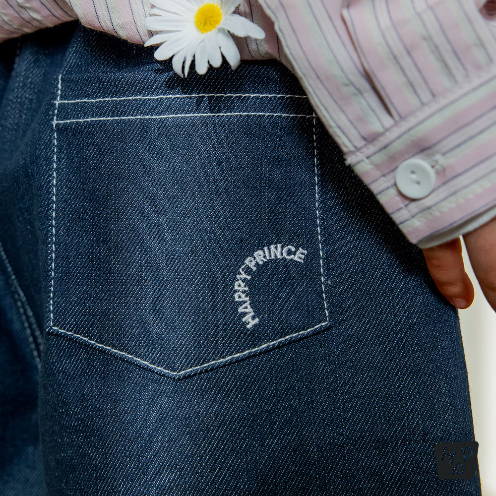 Pita wide denim pants