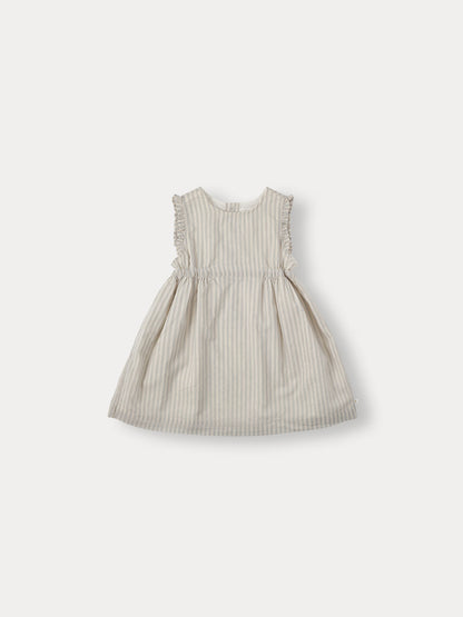 Ian Stripe Dress - Grayish Mint