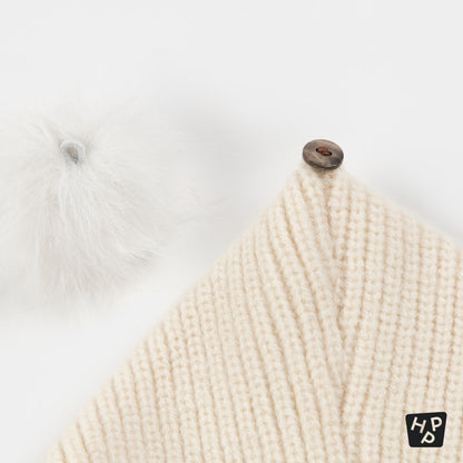 Momong Knit Baby Top and Bottom Set